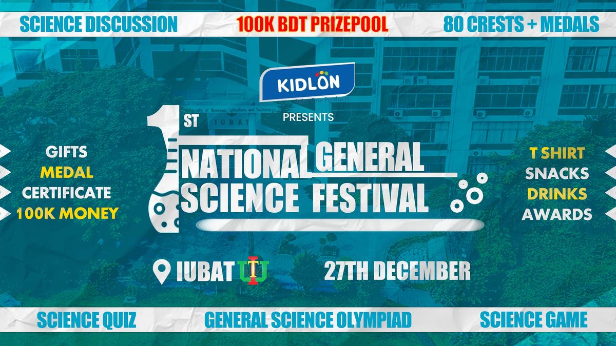 Kidlon 1st National General Science Festival