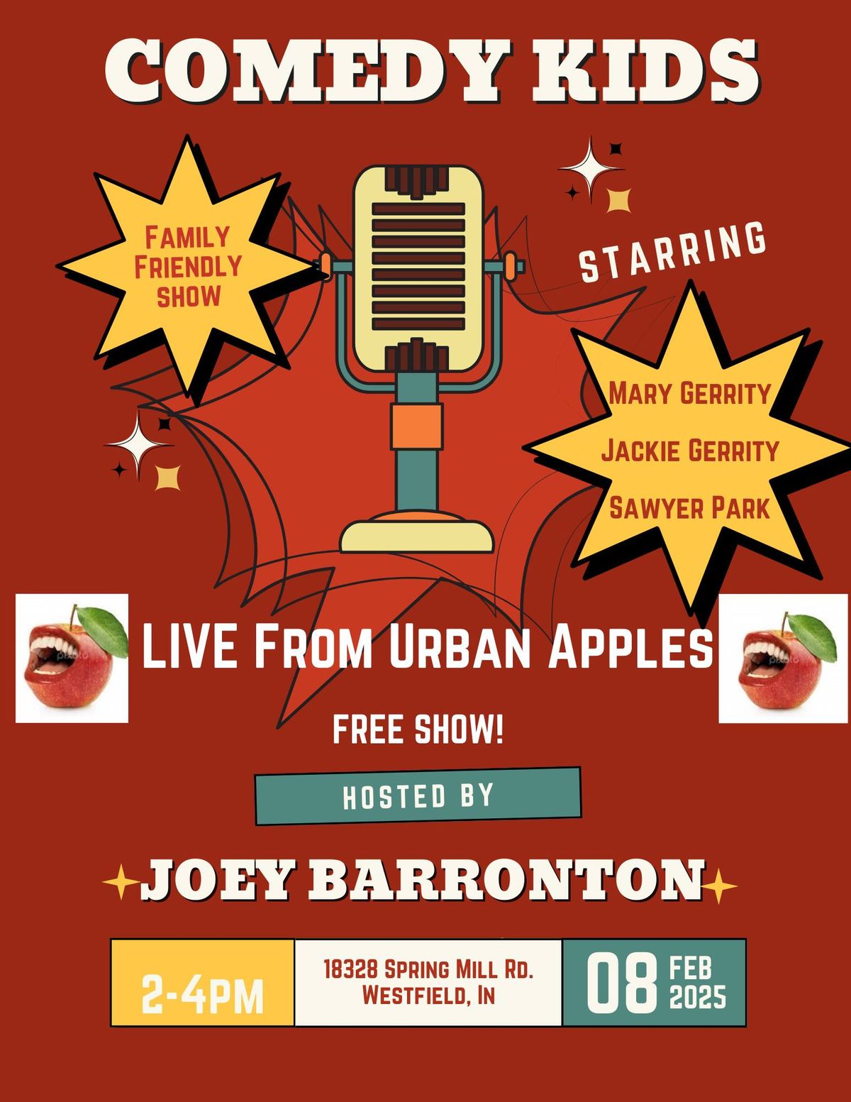 Comedy Kids Show at Urban Apples