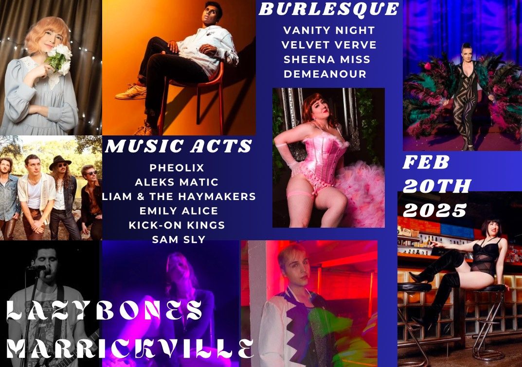 Live Music + Burlesque