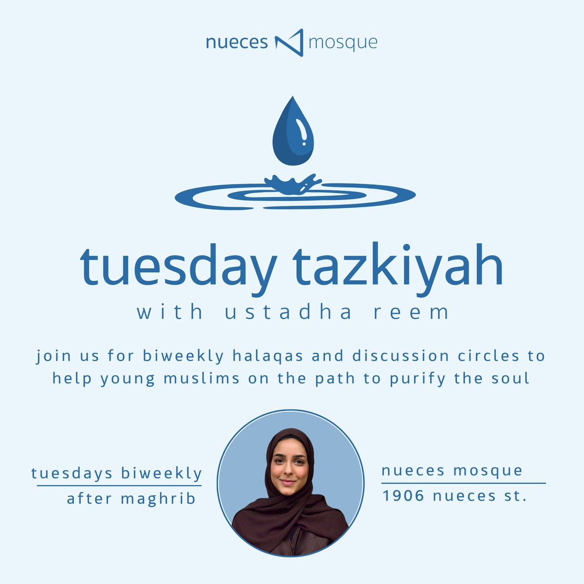 Tuesday Tazkiyah with Ustadha Reem