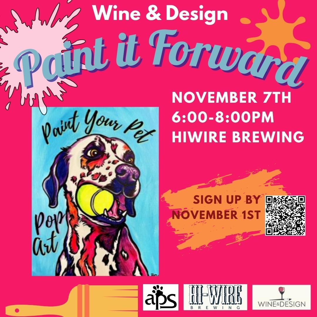 Pop Art Paint Your Pet | Fundraiser For Durham APS!