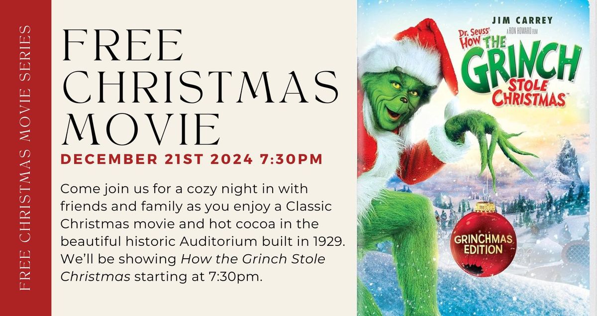 Free Christmas Movie: How the Grinch Stole Christmas