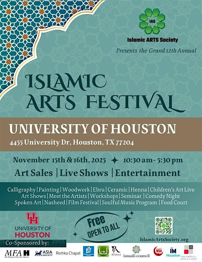 12th Annual Islamic Arts Festival 2025 (Houston Texas)