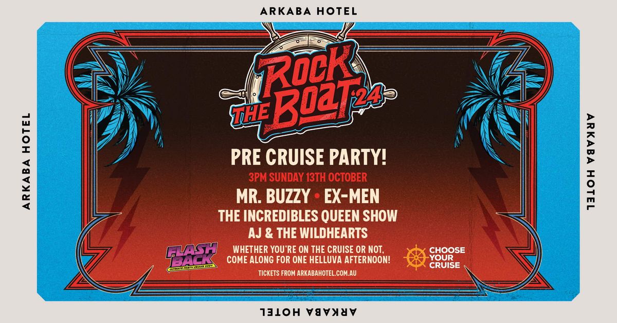 Rock The Boat: Pre-Cruise Party!