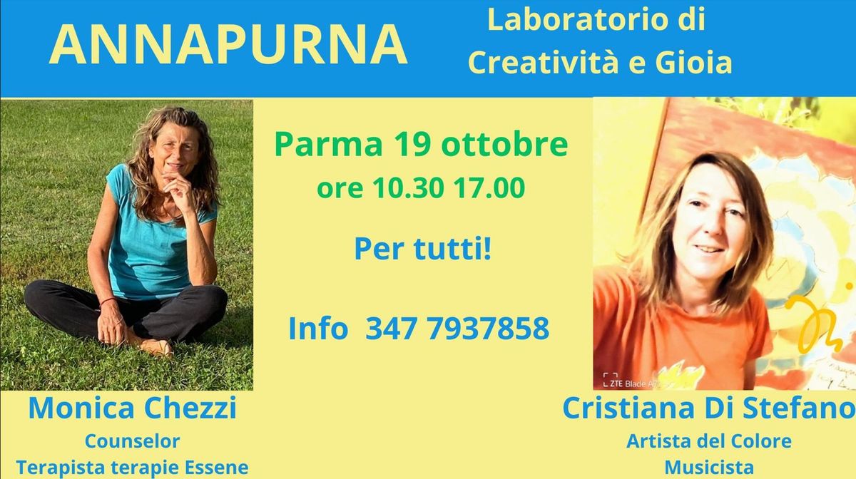 Annapurna - Laboratorio di Creativit\u00e0 e Gioia  - per Tutti:-)