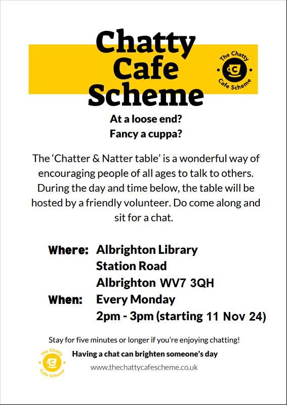 The Chatty Cafe Scheme UK Launch