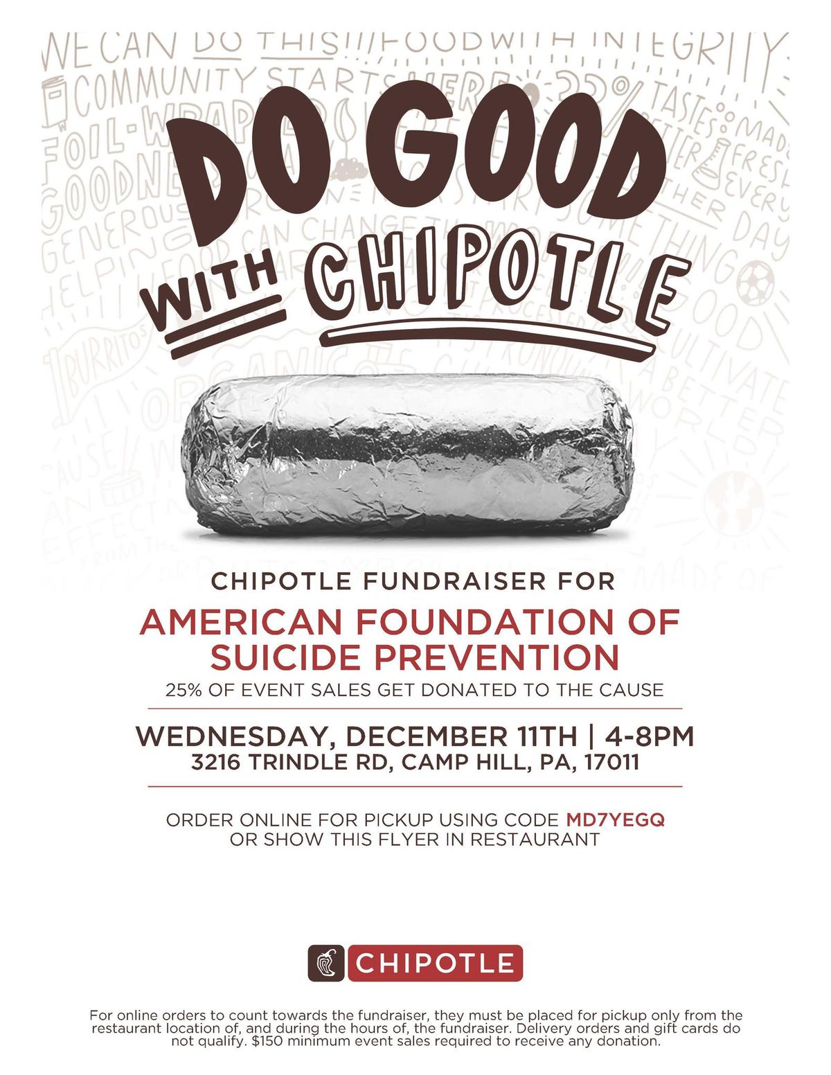 Dine to Donate Event - Chipotle