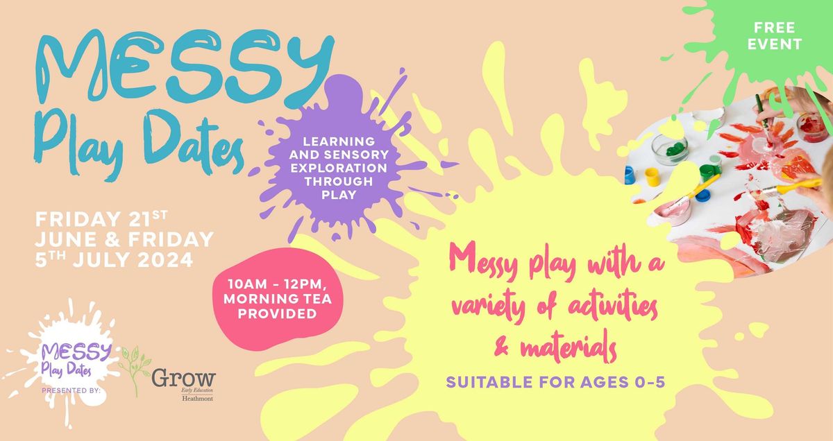 FREE Messy Play Dates Heathmont