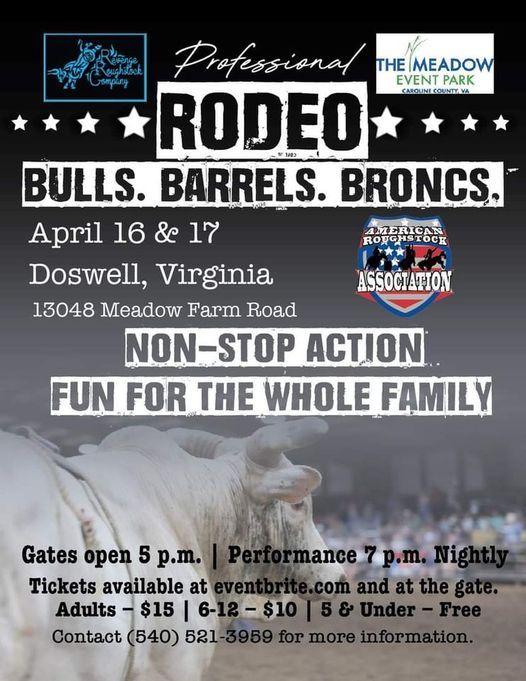 Pro Rodeo Doswell Bulls Broncs And Barrels 2021