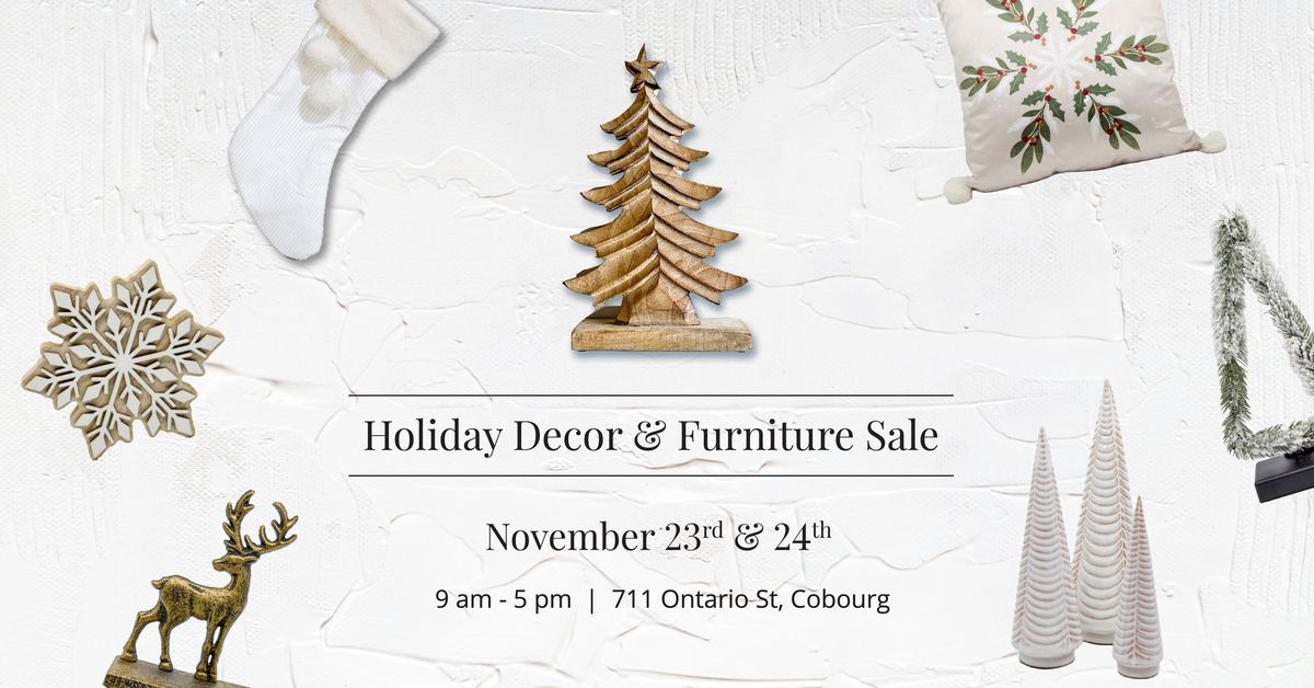 Holiday Decor & Furniture Pop-Up Sale