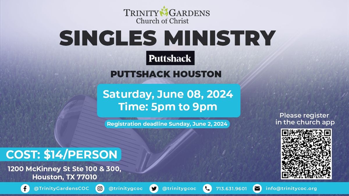 Single Ministry Event: Puttshack Houston