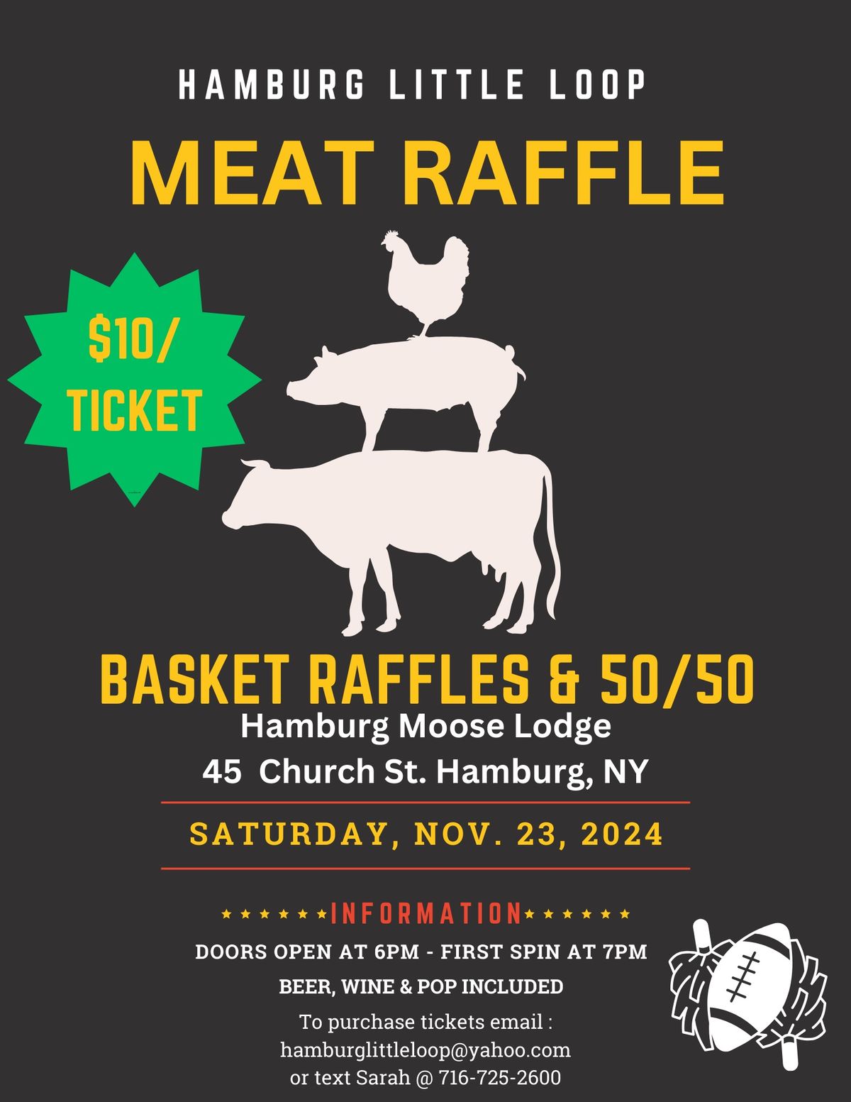 Hamburg Little Loop Meat Raffle 