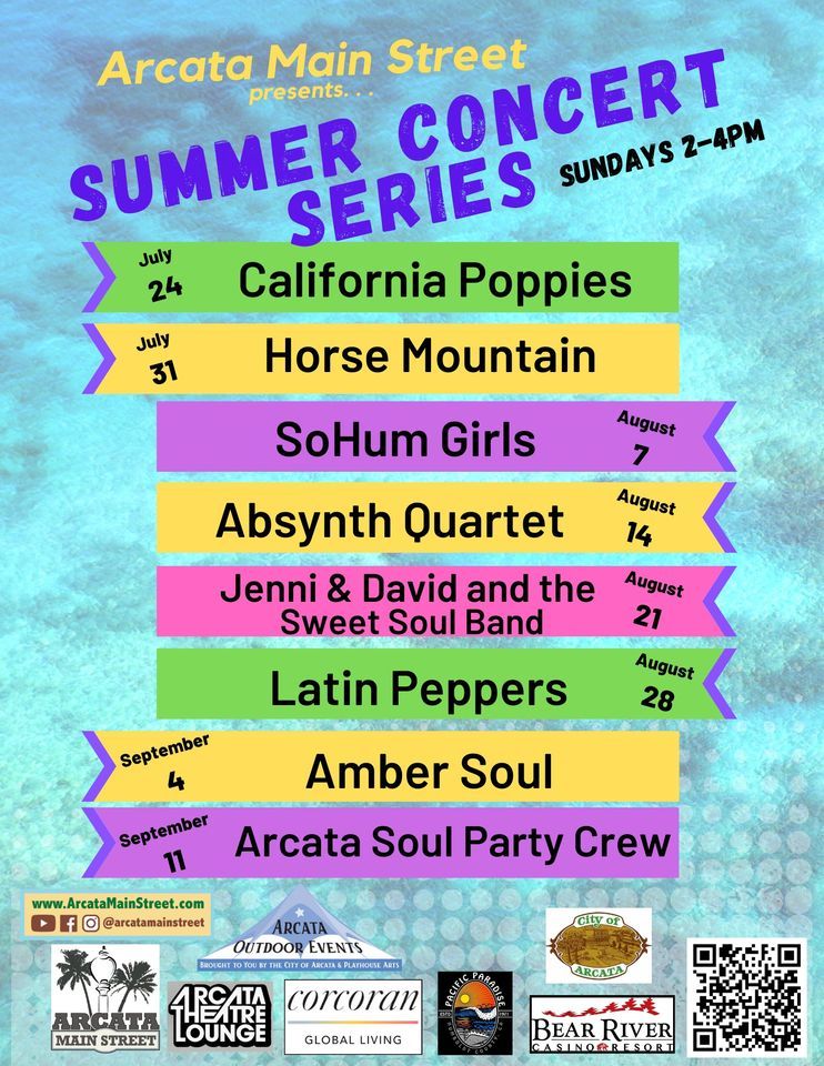 Arcata Summer Concert Series 2022, Arcata Main Street, 24 July 2022