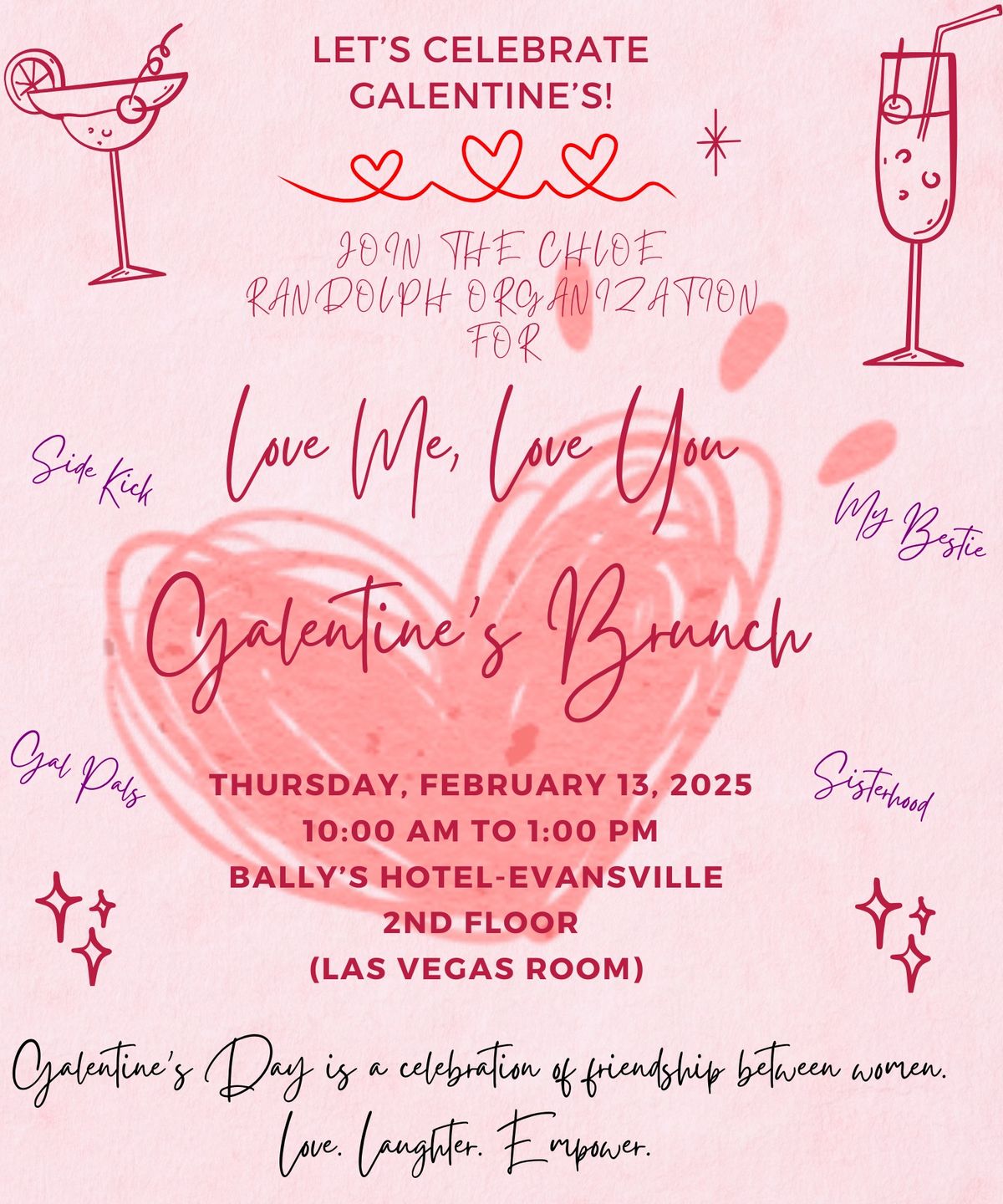 Love Me Love You Galentine\u2019s Brunch 