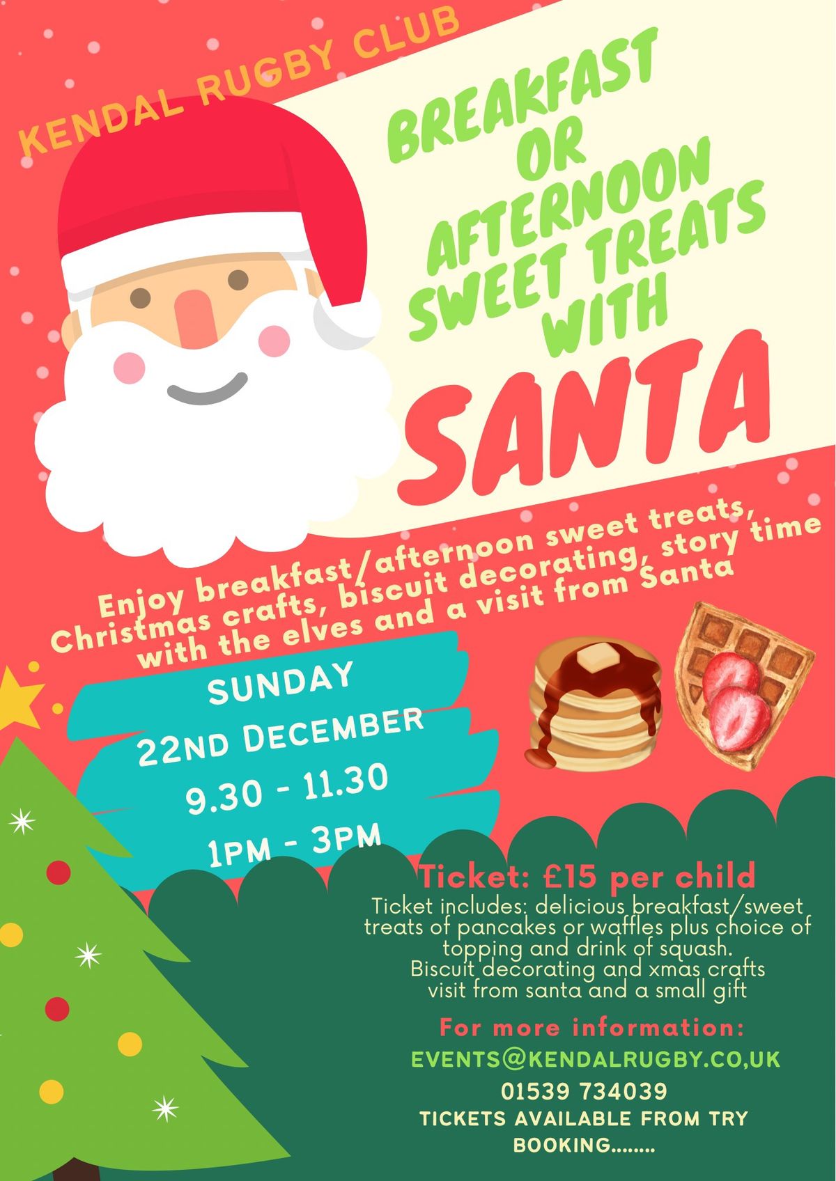 Breakfast\/Afternoon Sweet Treats with Santa