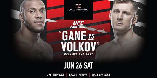 UFC Gane VS Volkov Watch Party