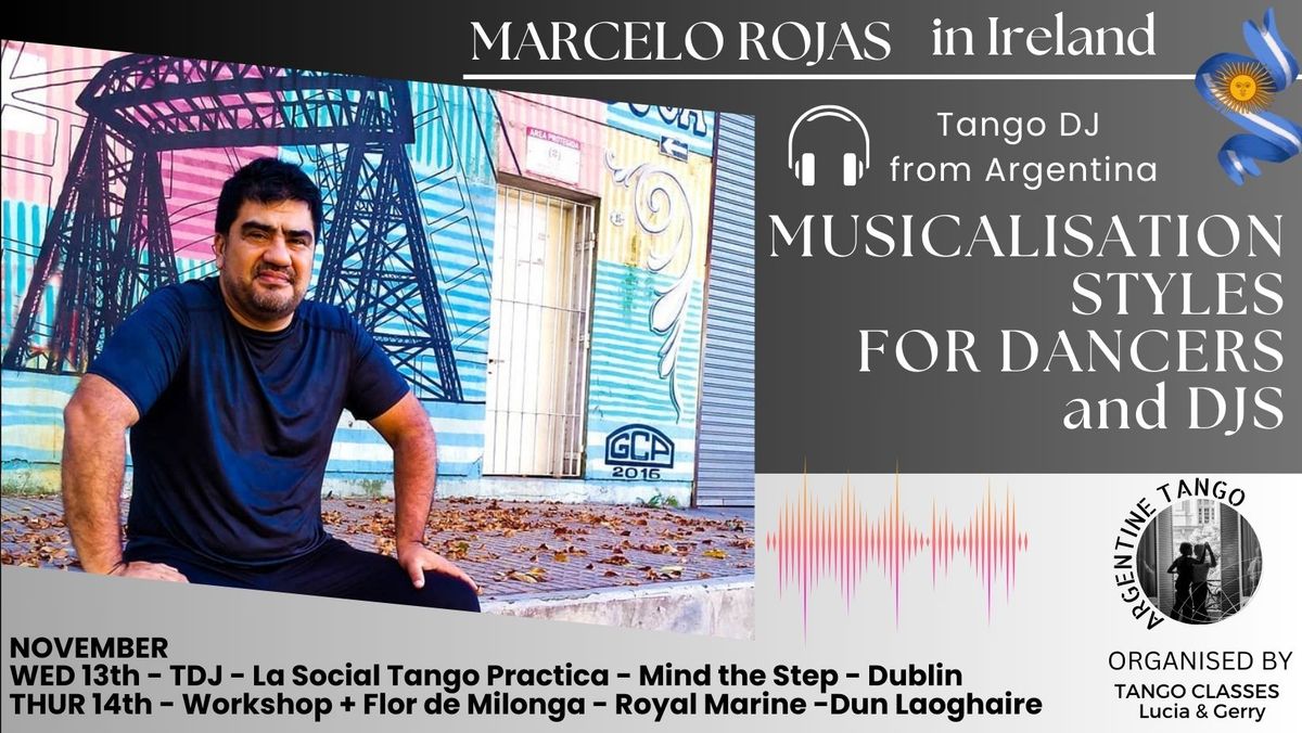 \ud83c\udfa7Marcelo Rojas in Ireland - Musicalization styles for tango dancers and Tango DJS