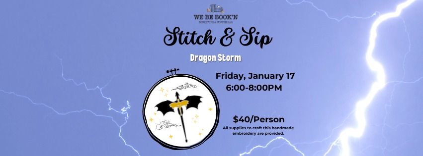 Stitch & Sip: Dragon Storm