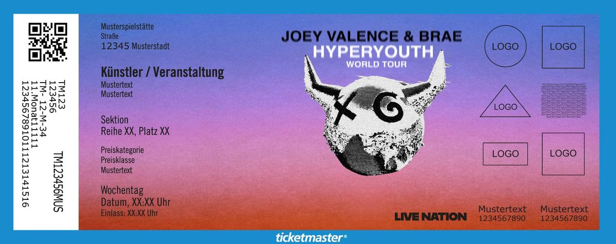 Joey Valence & Brae Hamburg Tickets