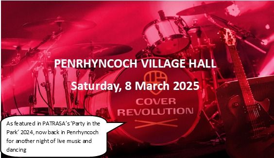 Cover Revolution are back in Penrhyncoch! 