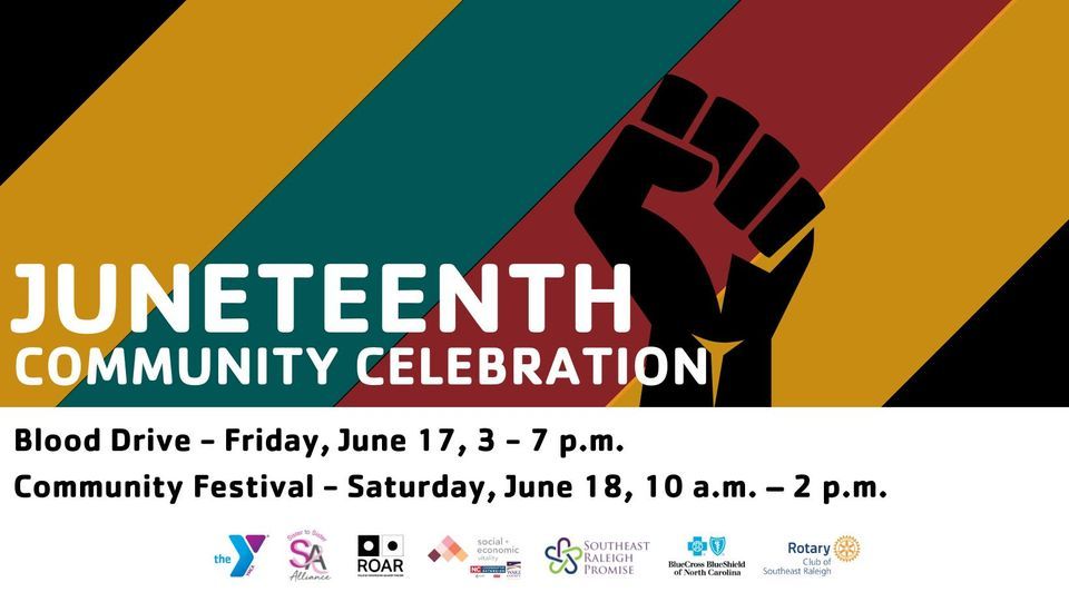 Community Celebration, Southeast Raleigh YMCA, 17 June to 18