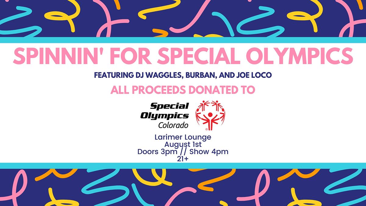 Spinnin' for Special Olympics: DJ Waggles x Burban