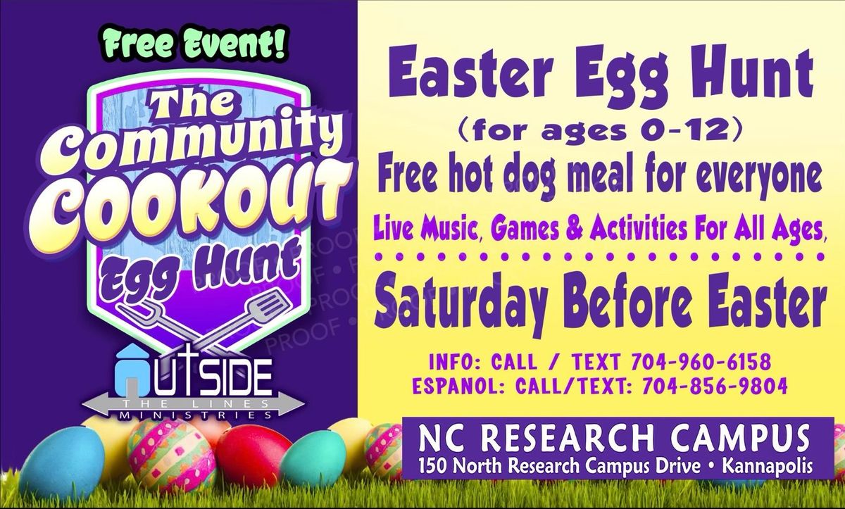 The Community Cookout and EGG HUNT 2024