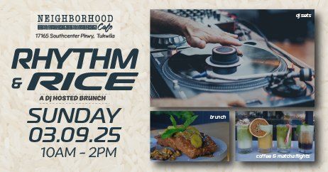 Rhythm & Rice - R&B Brunch