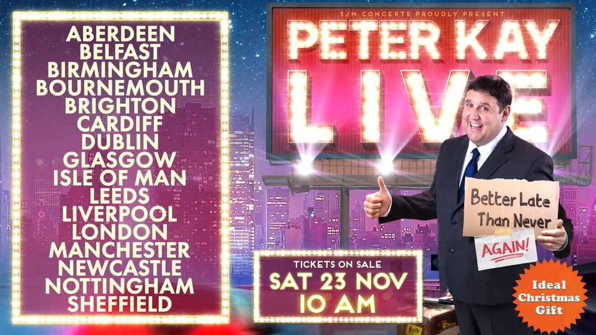 Peter Kay Cardiff Tickets
