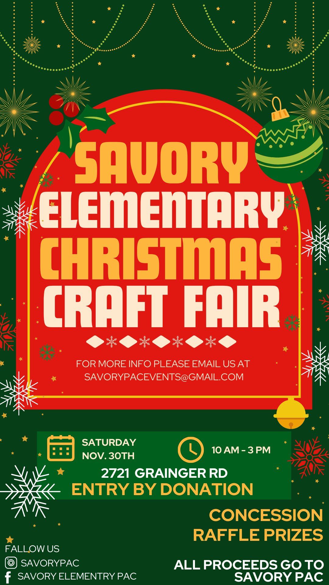 Savory Craft Fair