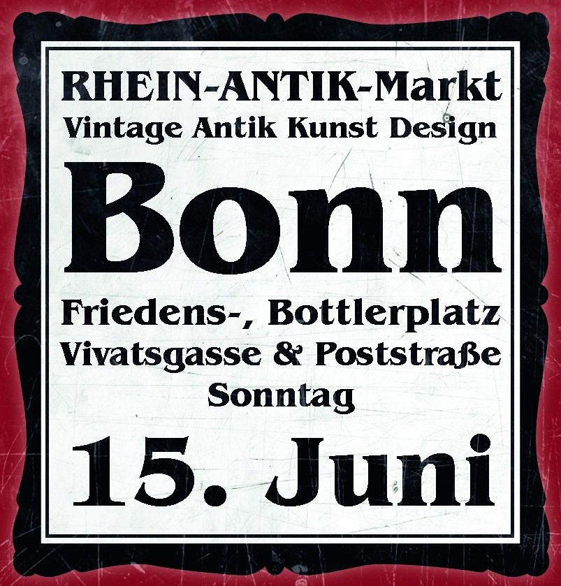 Antikmarkt Bonn - Vintage Antik Kunst Design