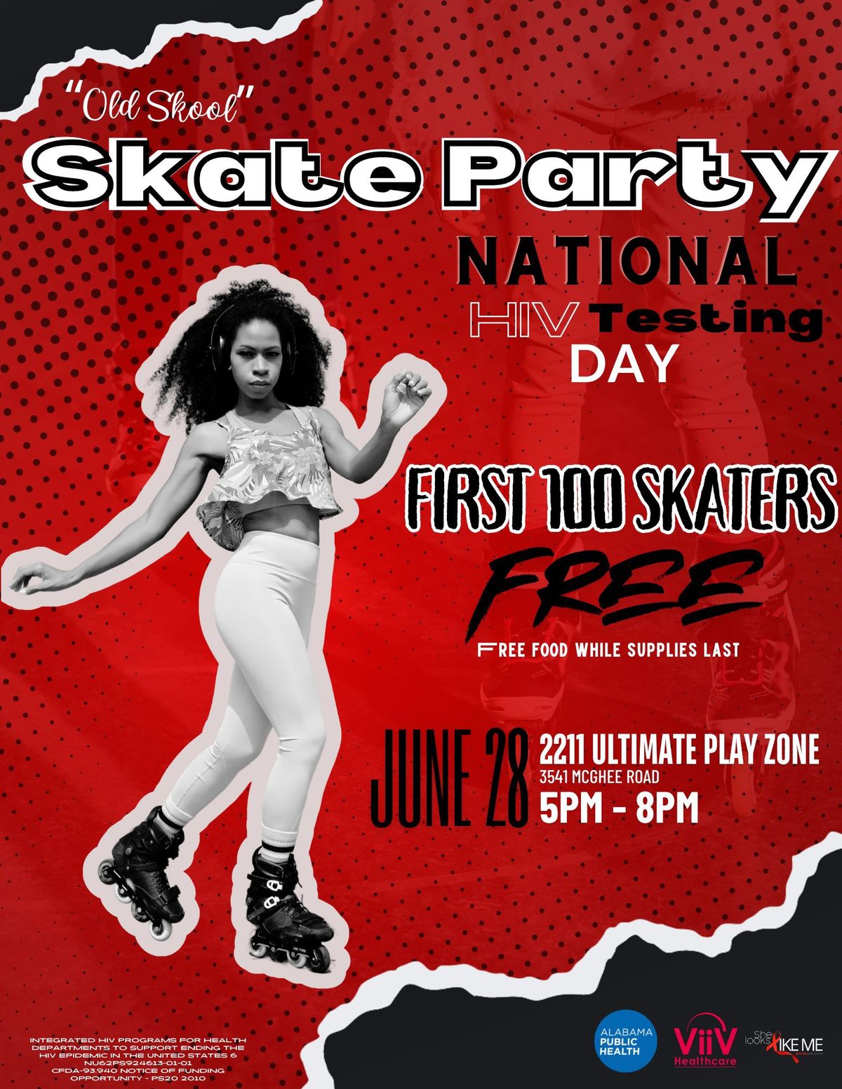 Skate for Free on National HIV Testing Day!