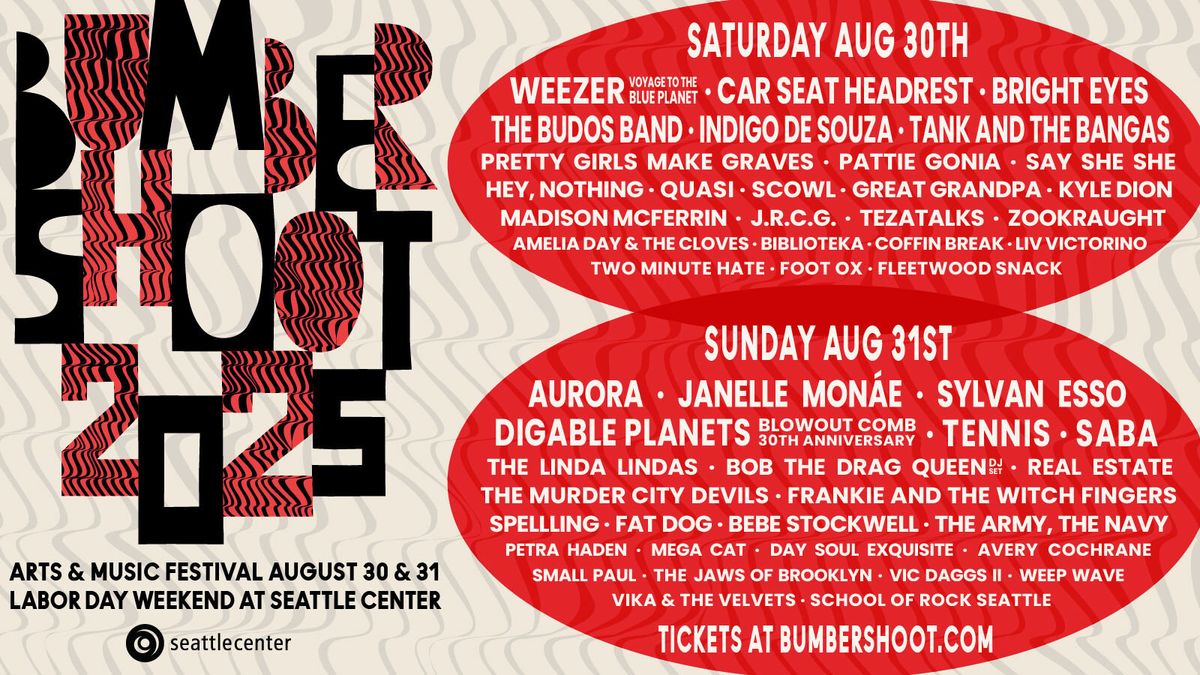 Bumbershoot Festival - (Sunday Pass) with Aurora, Janelle Monae, Sylvan Esso, and more!