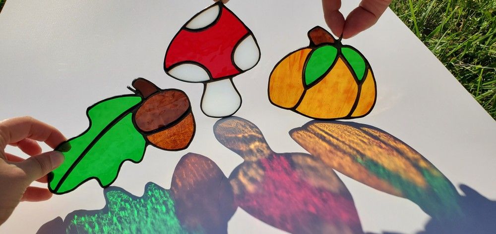 Stained Glass Workshop - Mushroom, Acorn, Or Pumpkin - SOLD OUT