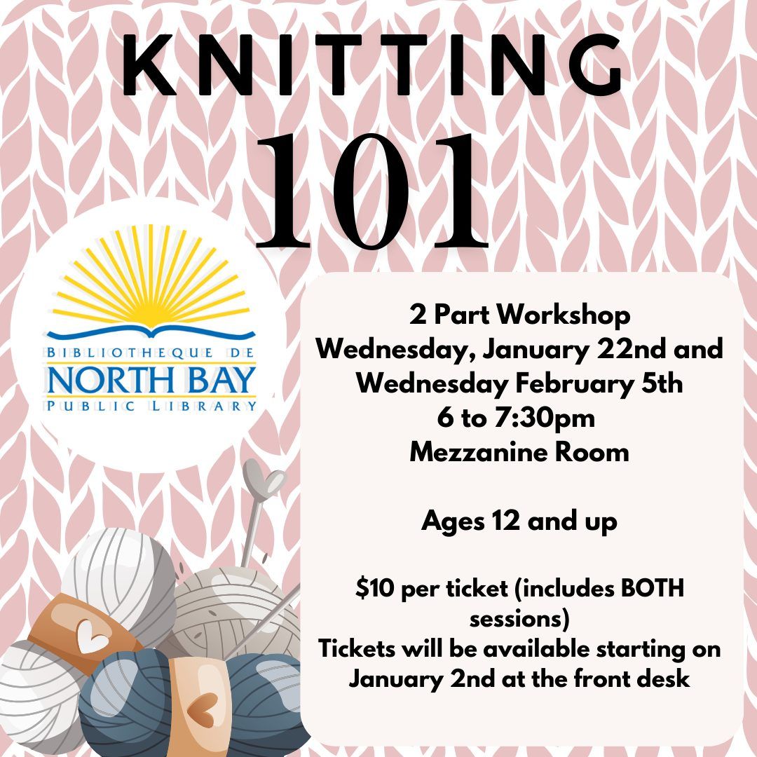 Knitting 101 - 2 part session