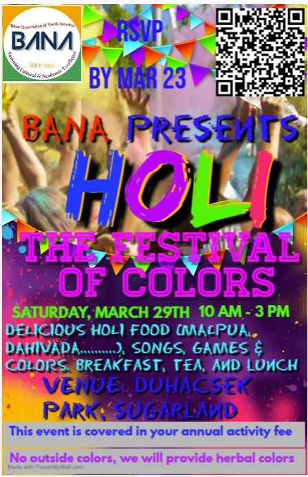 BANA Holi 2025