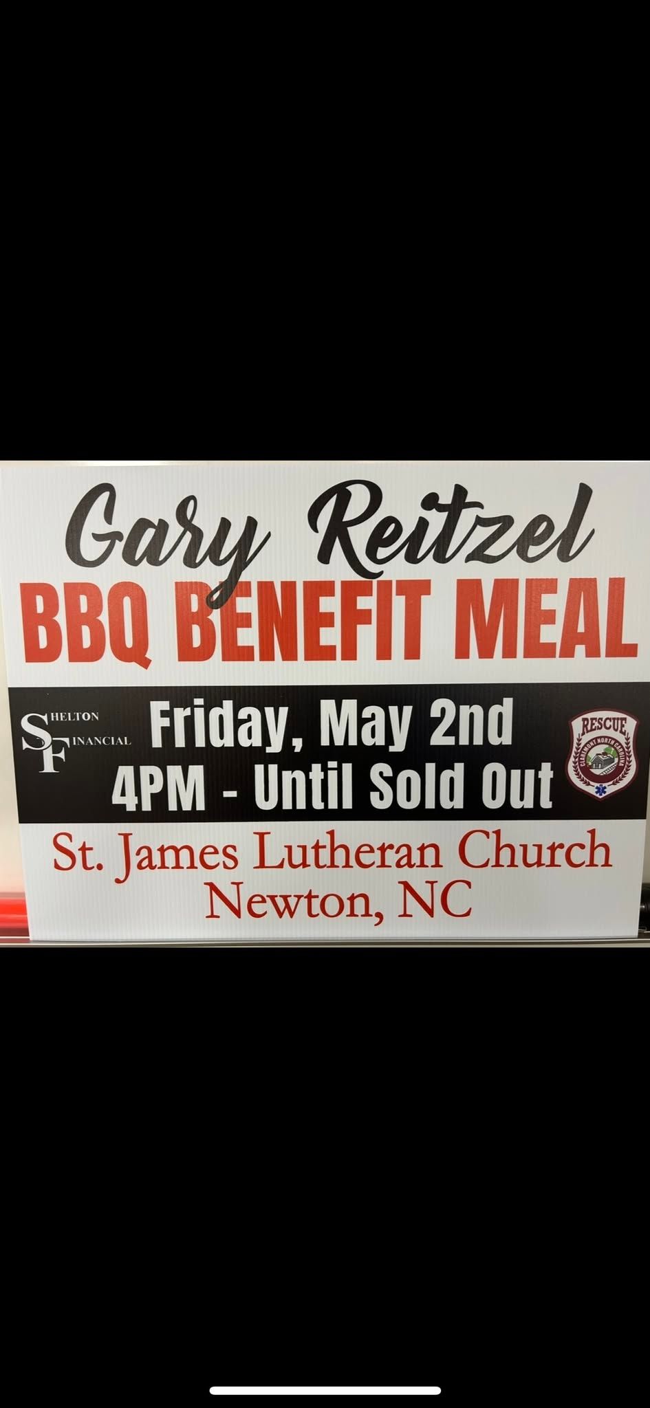 Gary Reitzel Benefit Meal