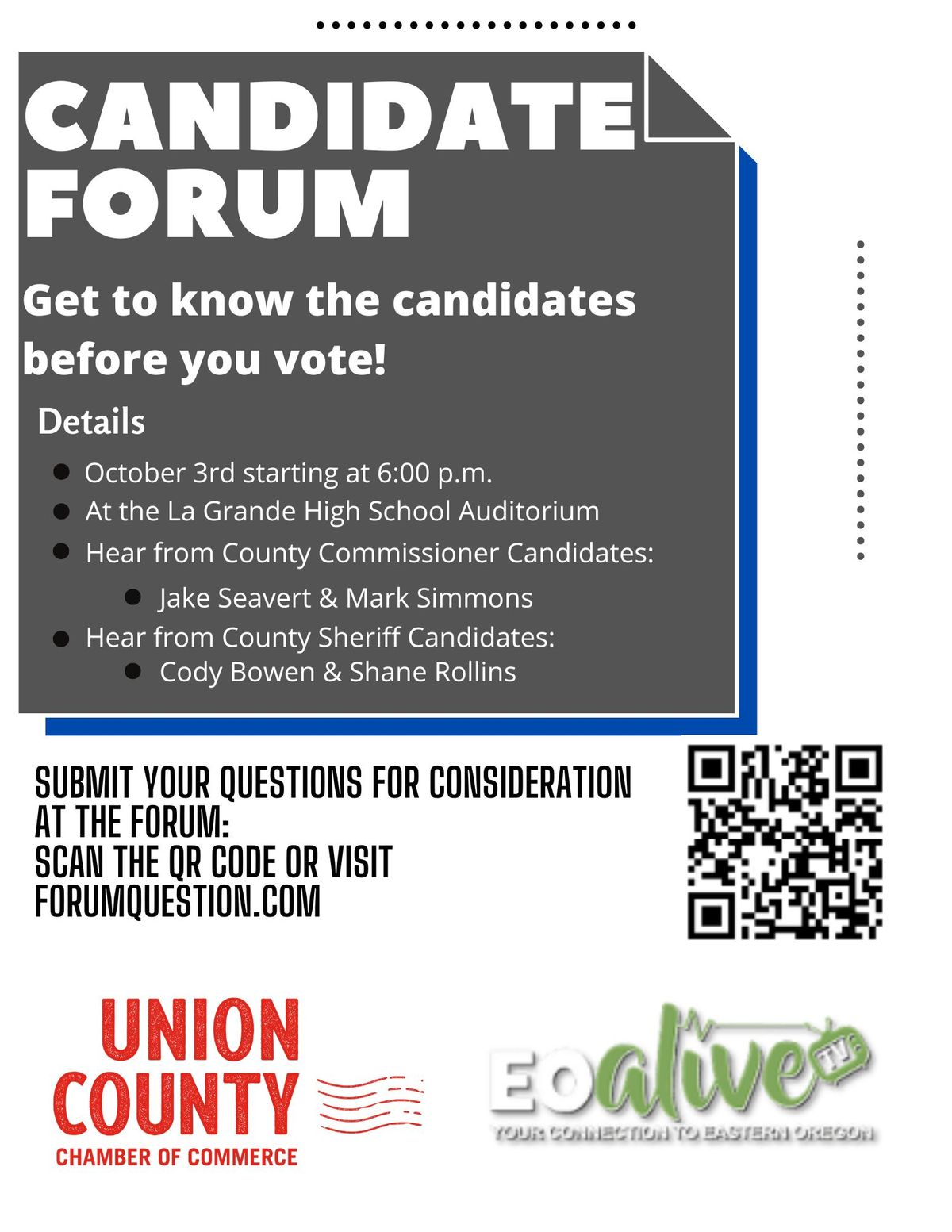 Union County Candidate Forum