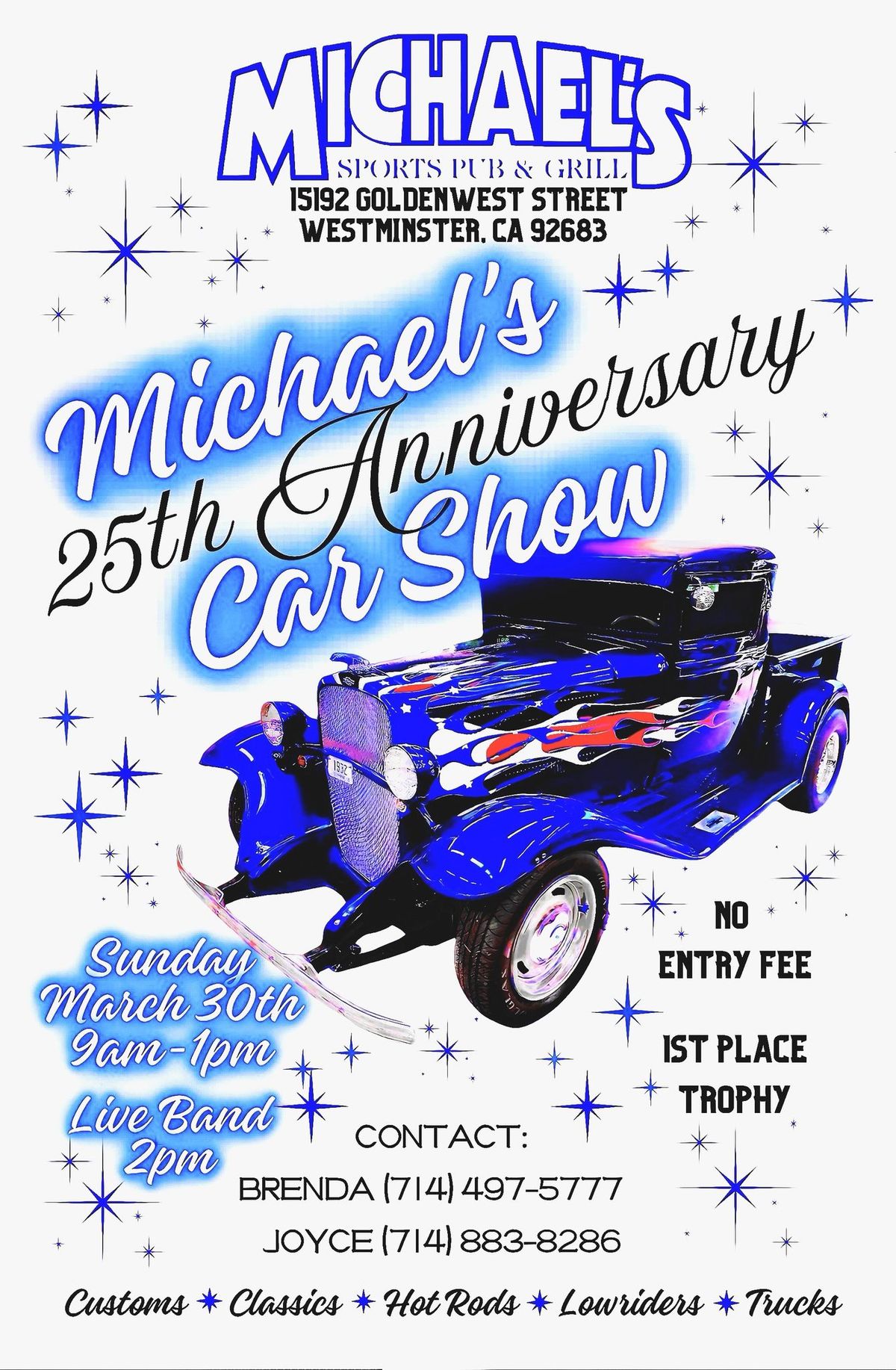 Michael\u2019s 25th Anniversary Car Show!