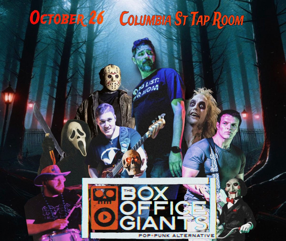 The Box Office Giants Tap Room Halloween Show! Pop-Punk, Alternative and Horror! 