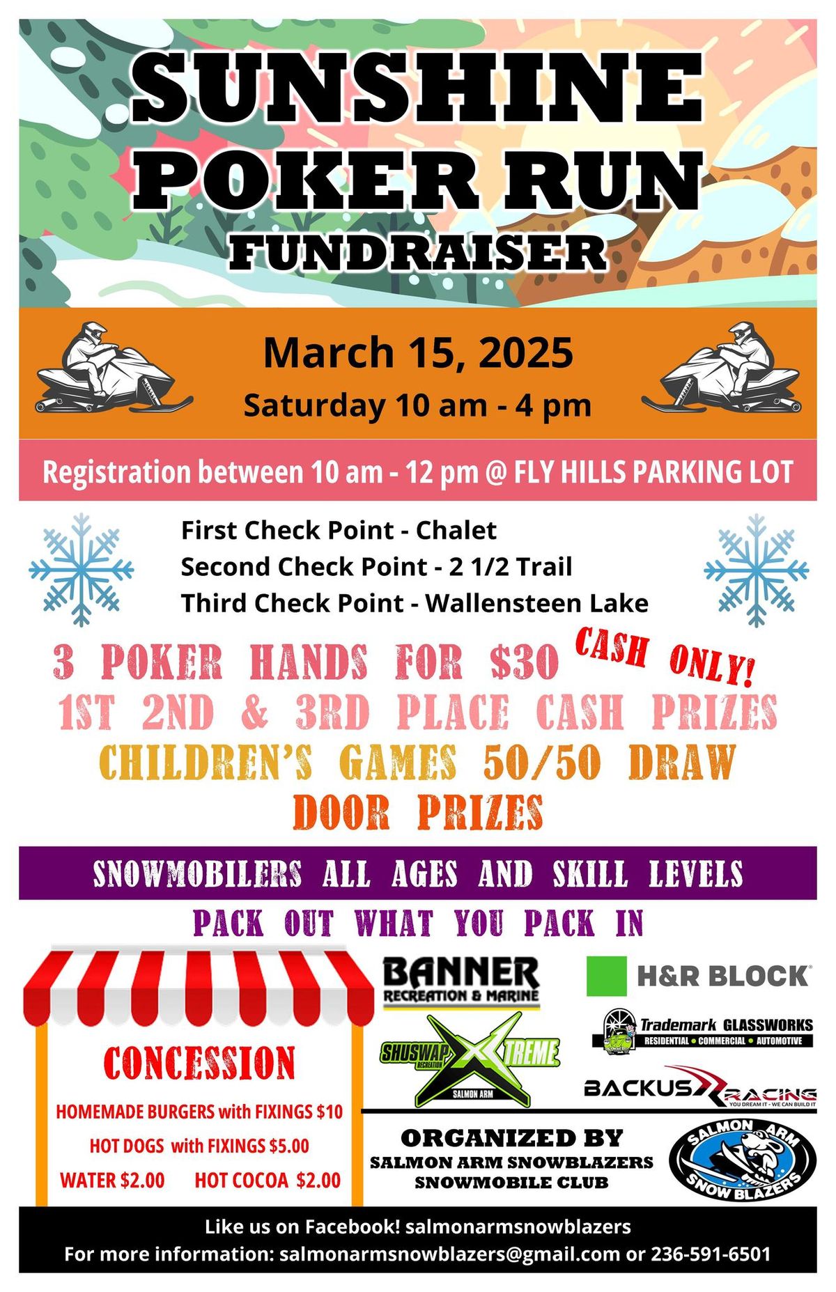 Sunshine Poker Run Fundraiser