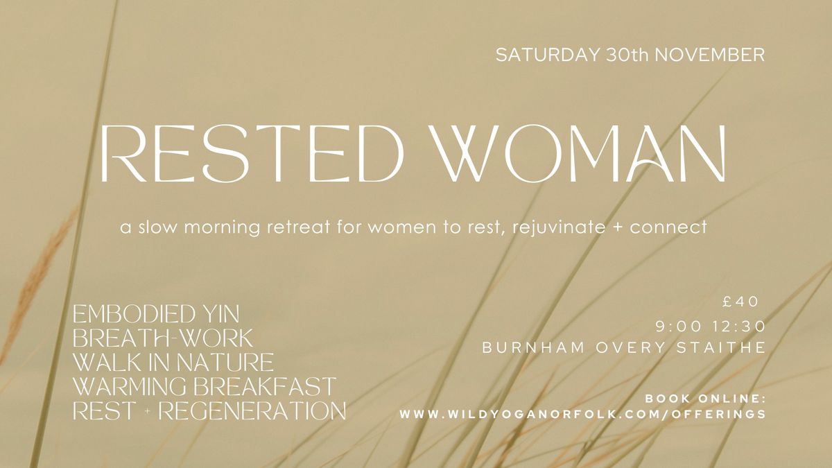 Rested Woman: A morning mini retreat by the sea 