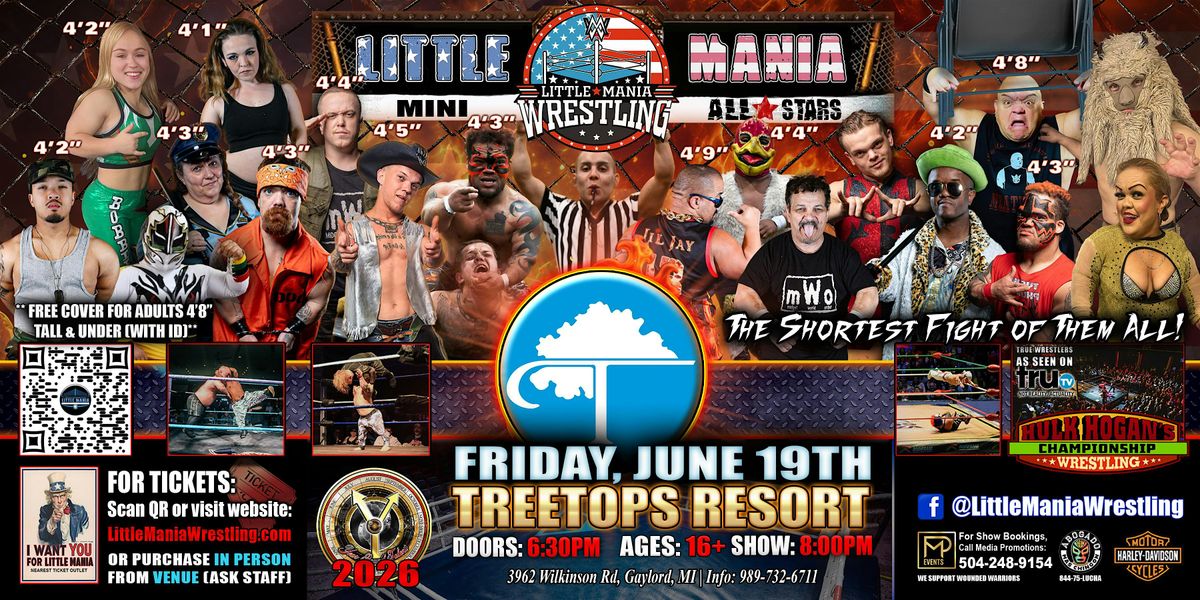 Chicago, IL - Little Mania Mini Wrestling @ Seven Nightclub Chicago