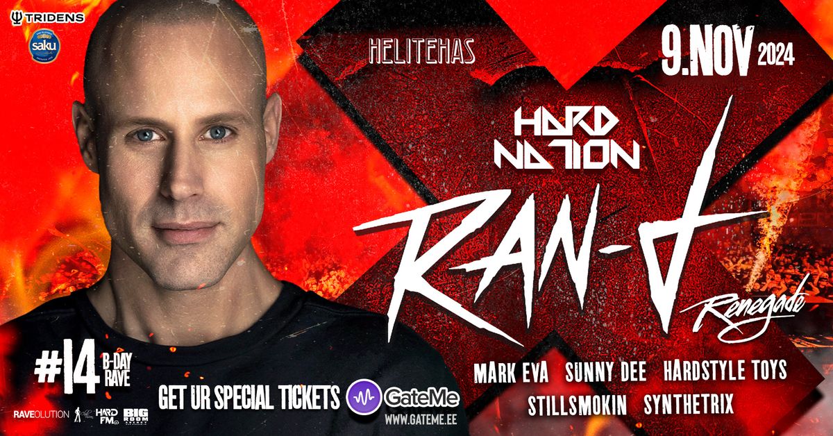 HARD NATION 14 - RAN-D (nl) + Mc Renegade (nl) 9.11@Helitehas