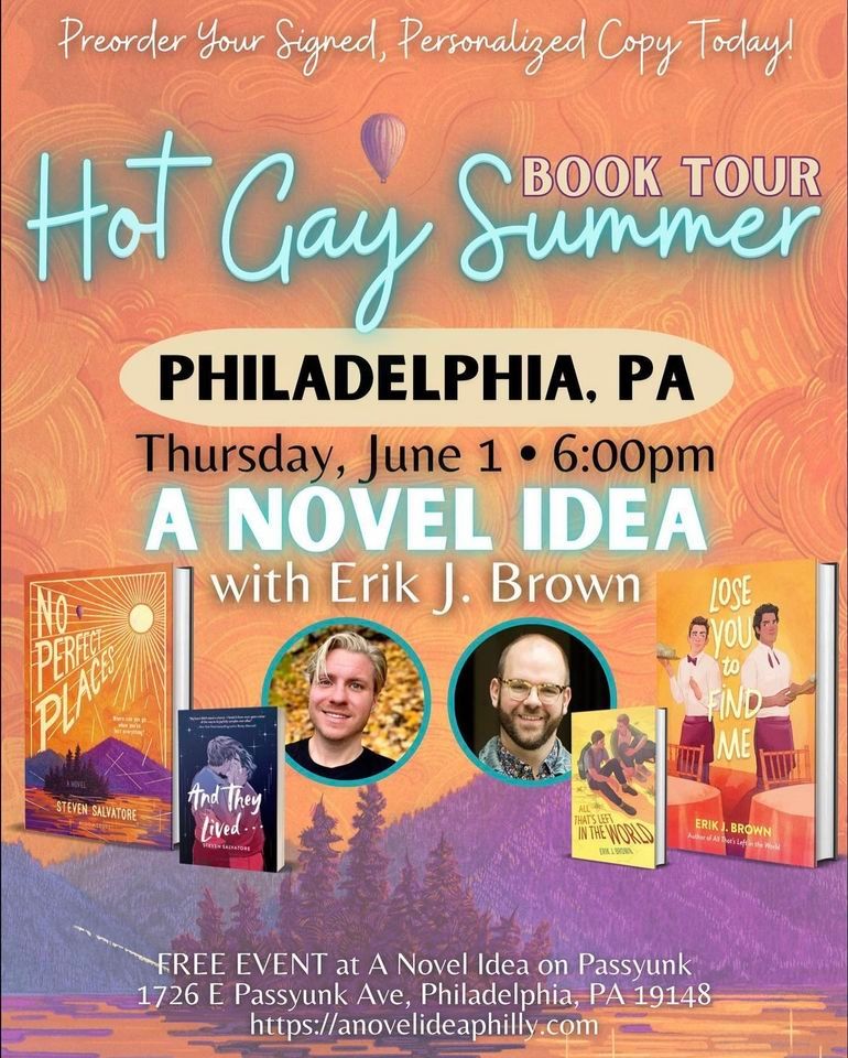 Hot Gay Summer: An Evening with Erik J. Brown and Steven Salvatore (In-Person)
