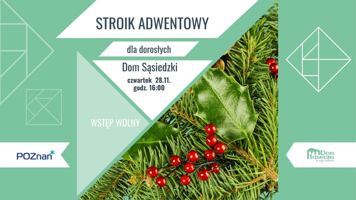 Stroik adwentowy - warsztaty dla doros\u0142ych