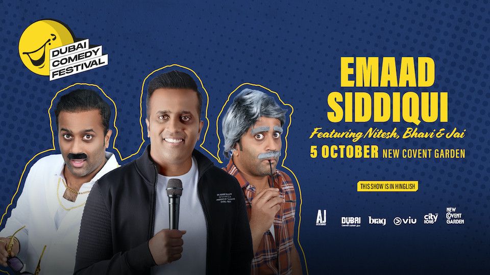 Emaad Siddiqui Live at Dubai Comedy Festival