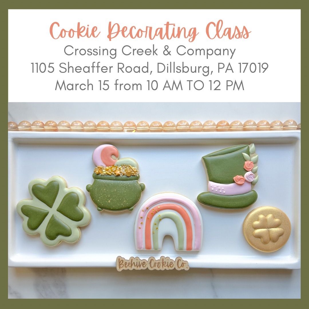 Crossing Creek & Company - March Cookie Decorating Class