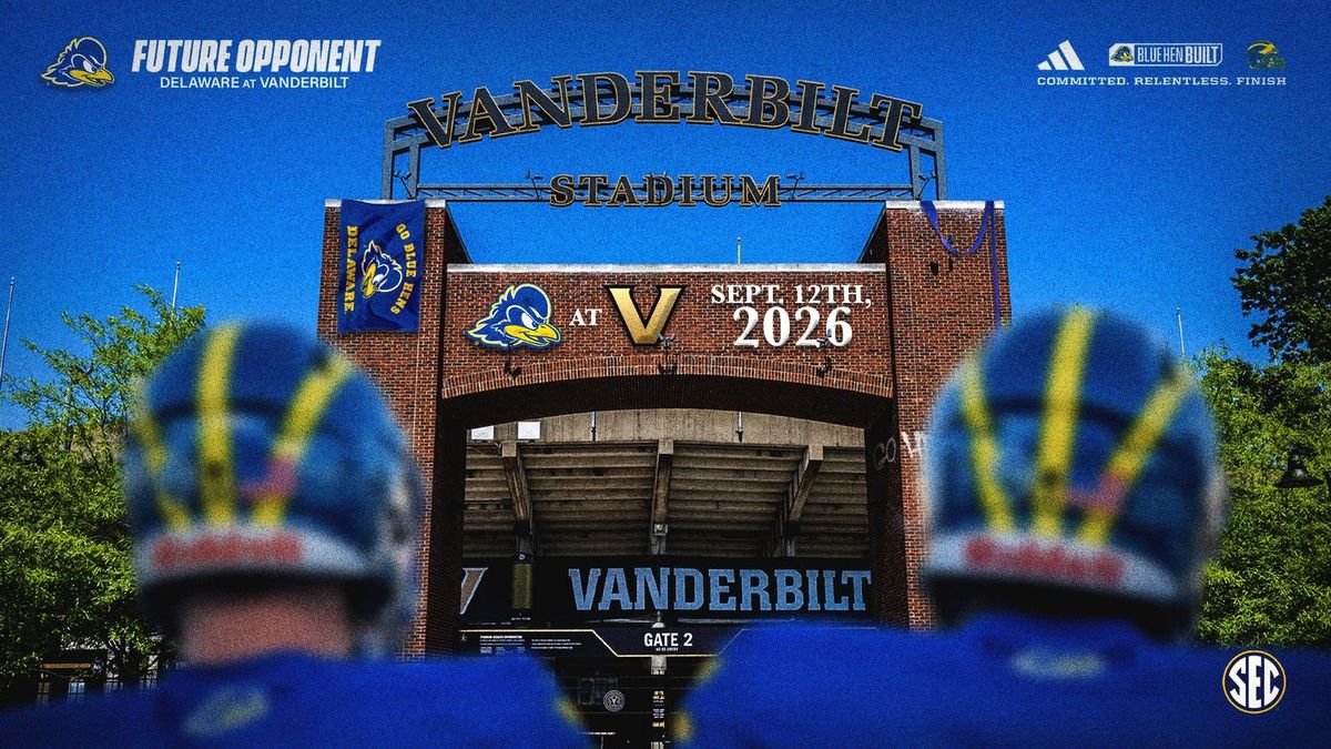 Delaware Blue Hens at Vanderbilt Commodores Football
