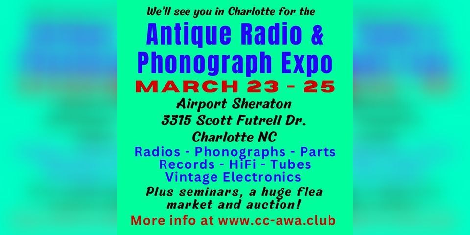 Antique Radio & Phonograph Expo